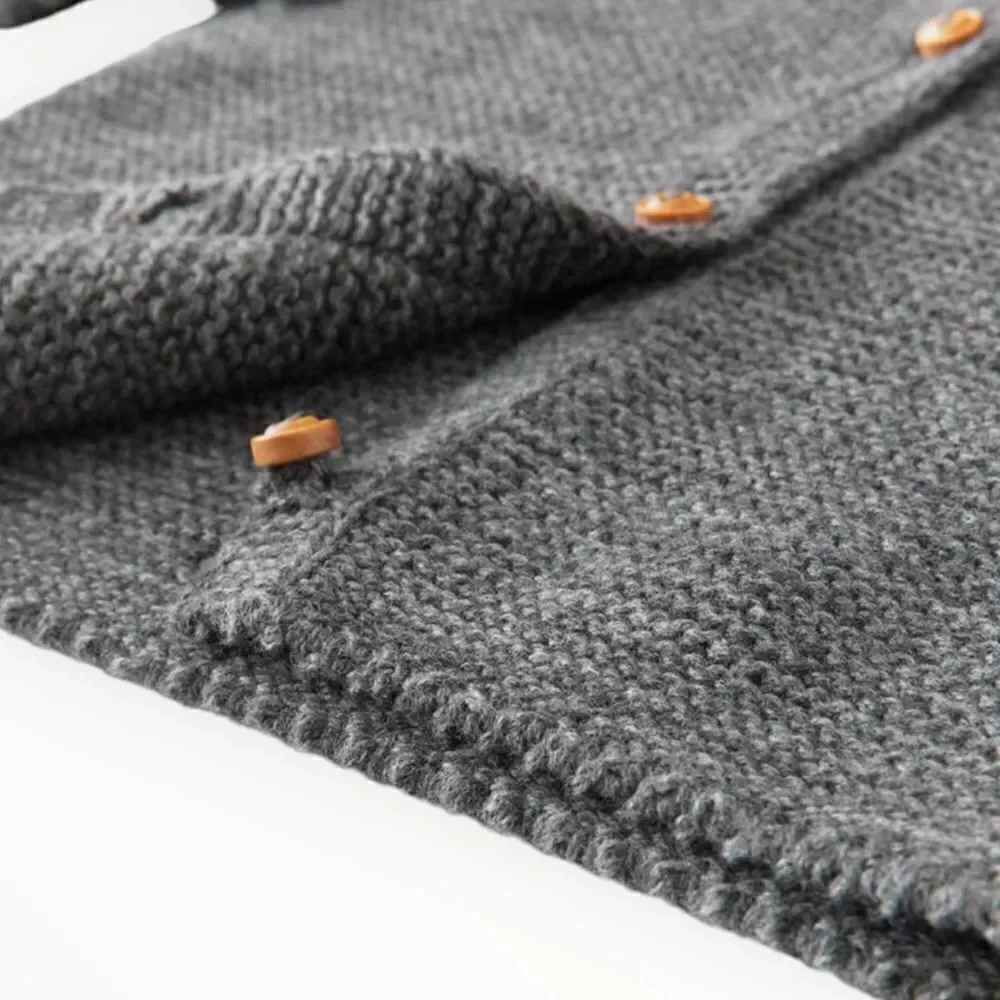 ZARA Baby | Gray | SEED STITCH KNIT JACKET